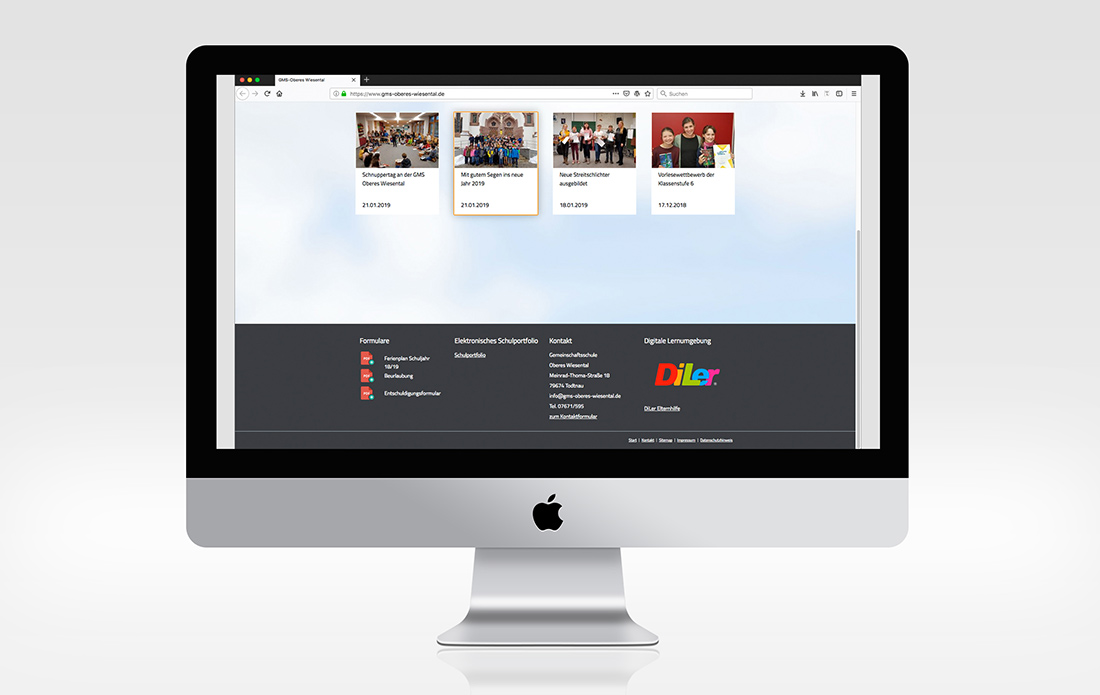Gemeinschaftsschule Obereres Wiesental Website Start Footer