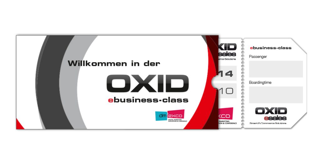 OXID esales Einladungskarte Layout